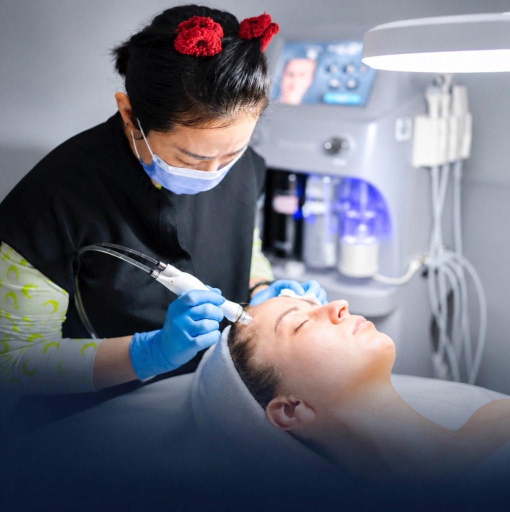 Skincare and facial rejuvenation treatment
